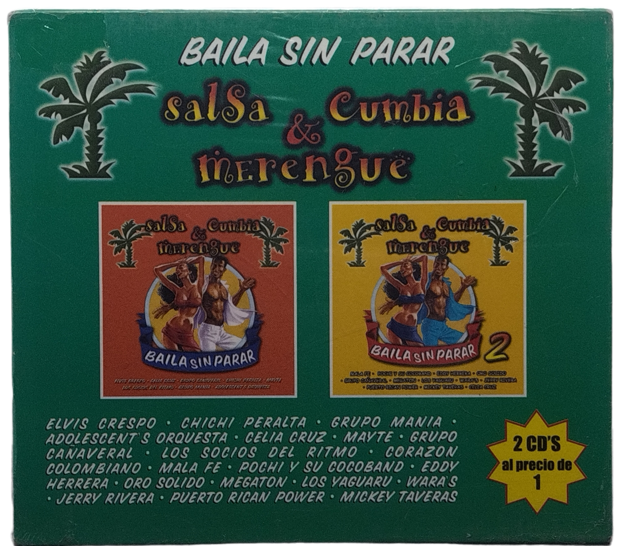 varios - salsa - cumbia - merengue  - salsa - cumbia - merengue - bailando sin parar