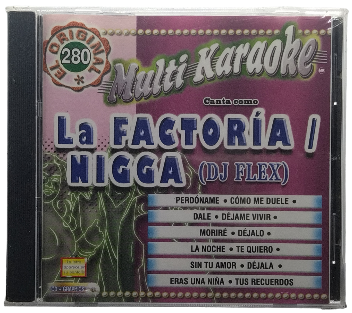 multi karaoke 8 + 8  - canta como la factoria / nigga