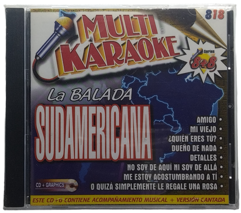 multi karaoke 8 + 8  - canta como la balada sudamericana