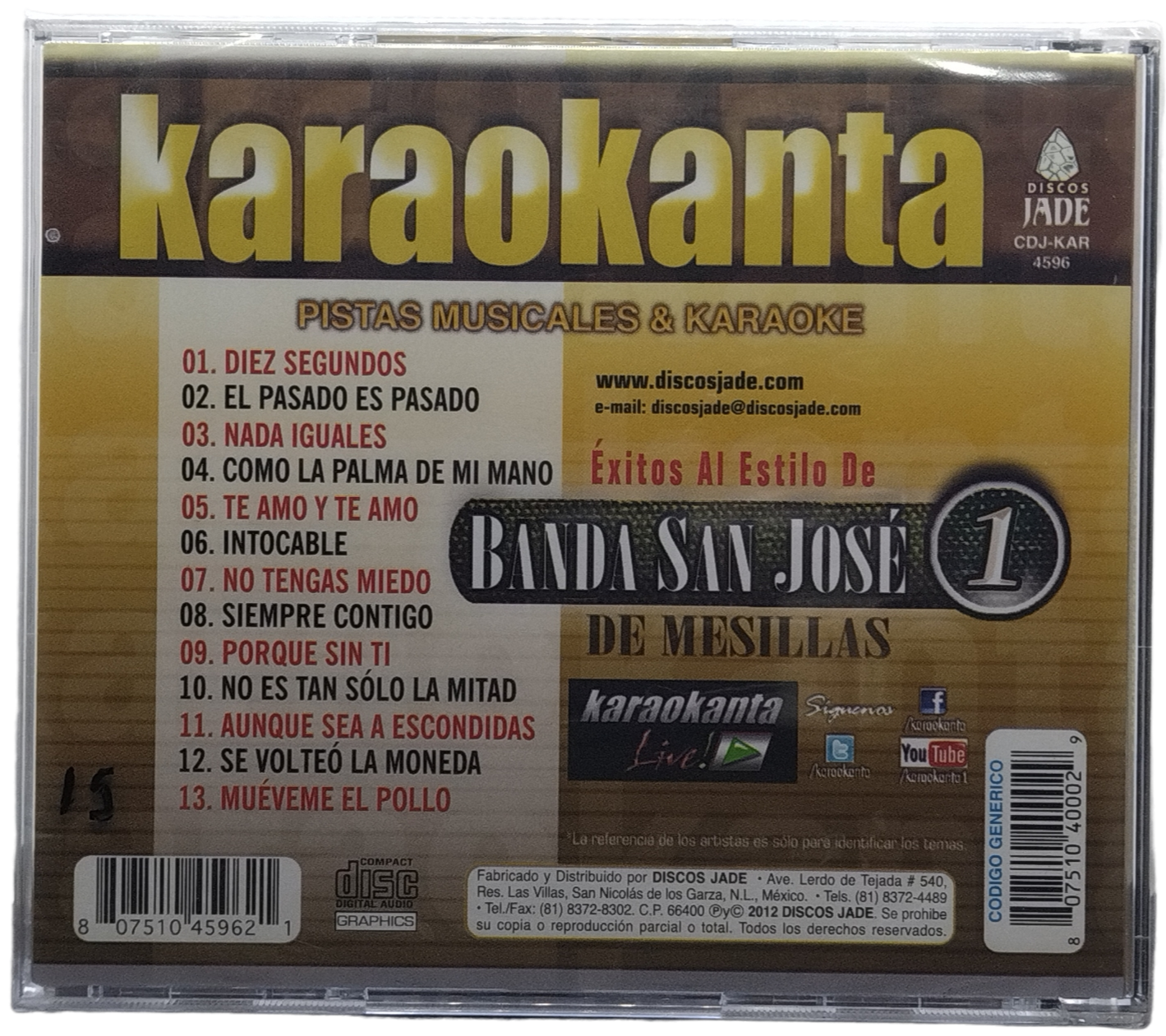 karaokanta  - canta como banda san jose