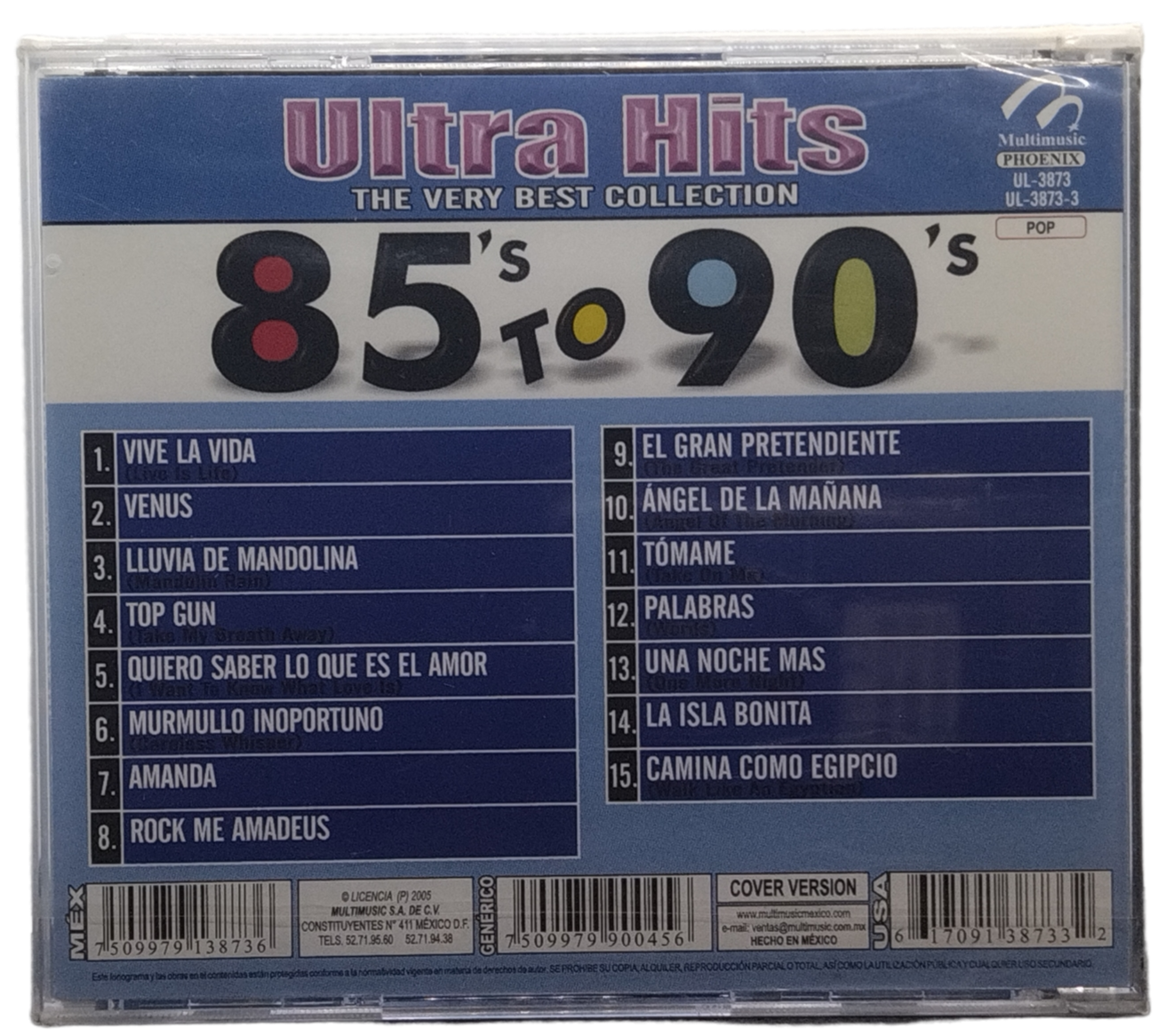 ultra hits 85's to 90's  - the very best collection