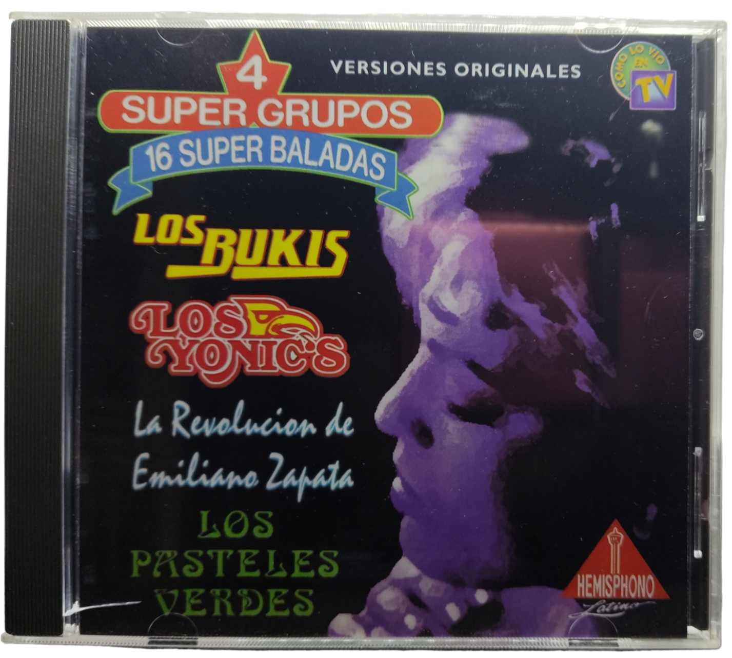 varios - los bukis/los yonics/los pasteles verdes/la revolucion de emiliano zapata  - 4 super grupos - 16 super baladas